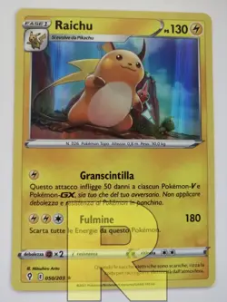 Raichu ® Evoluzioni Eteree 050/203 ® Rara Holo Foil ® Pokemon ® Italiano - Image 2