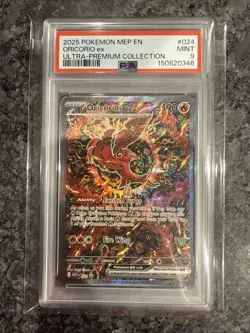 2025 POKEMON MEP PROMO ULTRA-PREMIUM COLLECTION #024 ORICORIO EX PSA 9 - Image 1