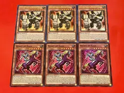 3x Heart Of Gaia + 3x Golem That Guards Treasures | NM | 1st Edition | YuGiOh! - Image 1