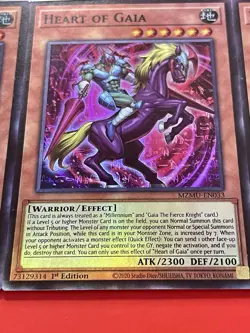 3x Heart Of Gaia + 3x Golem That Guards Treasures | NM | 1st Edition | YuGiOh! - Image 4