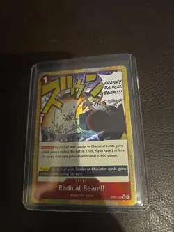 Radical Beam!! - OP01-029 UC - Textured Foil - One Piece CCG - Premium Booster - Image 1