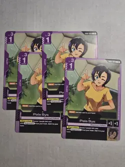 4x Pala Sys GD04-094 Phantom Aria Uncommon Gundam Card Game Playset - Image 1
