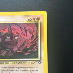 RARE SPANISH 1ST EDITION Onix 69/111 Neo Genesis Pokemon Card LP - Image 3