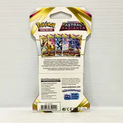 1x Astral Radiance Sword & Shield Sealed Pokemon Card Sleeved Booster Pack - Image 2