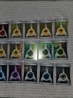 21x Shiny Energy Cards – Pokemon TCG Black Bolt & White Flare Set - Image 2