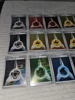 21x Shiny Energy Cards – Pokemon TCG Black Bolt & White Flare Set - Image 3