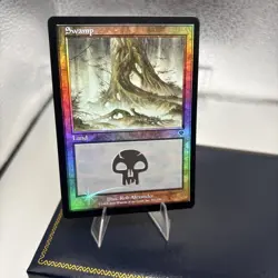 MTG FOIL INVASION SWAMP NM MAGIC THE GATHERING BASIC LAND #341 ENGLISH COMMON - Image 3