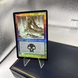 MTG FOIL INVASION SWAMP NM MAGIC THE GATHERING BASIC LAND #341 ENGLISH COMMON - Image 4