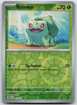 Bisasam 001/165 Reverse Holo - 151 - DE - NM - Pokemon TCG - Image 1