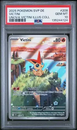 Pokemon Victini SVP208 Promo Deutsch PSA 10 - Image 1