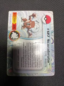 Carte Pokemon Topps Scarabrute #127 - Image 2