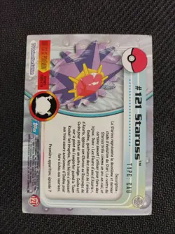 Carte Pokemon Topps Staross #121 - Image 2
