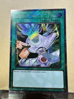 Yugioh Destiny Draw RA03-EN173 Platinum Secret Rare 1st Ed NM - Image 1