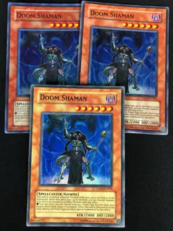 YUGIOH DOOM SHAMAN TAEV-EN025 SUPER X3 (LP) - Image 1