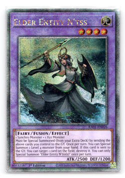 LP Elder Entity N'tss RA01-EN026 Quarter Century Secret Rare 1st Edition Yugioh - Image 1