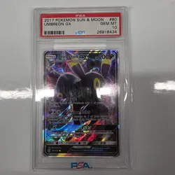 PSA 10 - Umbreon GX Ultra Rare Full Art #80/149 Pokemon Sun & Moon Base Set 2017 - Image 1