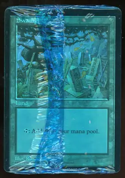 1997 MTG Magic the Gathering APAC Asia Pacific Land Promo 5-Cards Blue Pack NM - Image 1