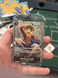 P-075 Monkey.D.Luffy Promo Card TS-02 Tin Set 02 ENGLISH SEALED - Image 1