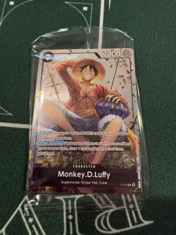 P-075 Monkey.D.Luffy Promo Card TS-02 Tin Set 02 ENGLISH SEALED - Image 3