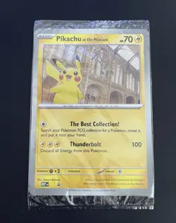 Pikachu at the Museum Jumbo Promo Card Sealed | Natural History Museum London - Image 1
