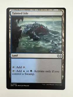 Tainted Isle MTG Magic the Gathering Card NM Near Mint DSC - Image 1