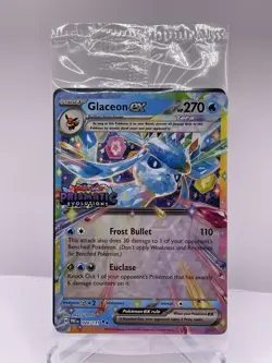 Pokemon TCG Glaceon EX 026/131 Prismatic Evolutions 2025 Stamped, Sealed Card - Image 1