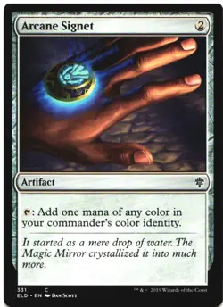 ARCANE SIGNET 331 COMMON THRONE OF ELDRAINE MAGIC: THE GATHERING LP - Image 1