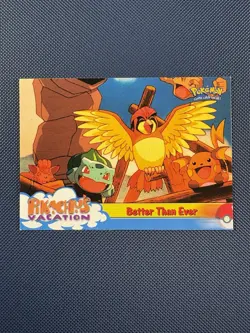Pikachu’s Vacation Better Than Ever #56 Topps Non Holo Glossy Pokemon Card MP - Image 1