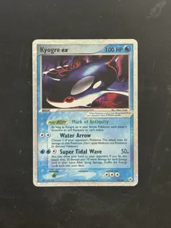Pokemon TCG Kyogre ex 94/101 Hidden Legends Holo Silver Border - Image 1