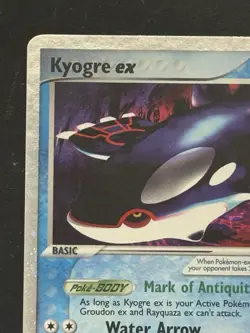Pokemon TCG Kyogre ex 94/101 Hidden Legends Holo Silver Border - Image 2