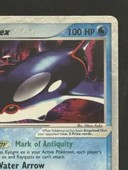 Pokemon TCG Kyogre ex 94/101 Hidden Legends Holo Silver Border - Image 3