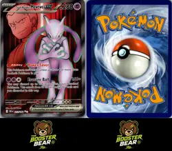 Team Rocket's Mewtwo ex 213/182 Ultra Rare Destined Rivals Pokemon NM/M - Image 3