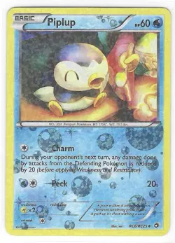Piplup RC6/RC25 Pokemon Legendary Treasures: Radiant Collection Holo - LP/MP - Image 1