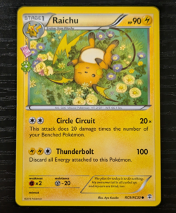 Pokemon TCG Raichu RC9/RC32 Generations Radiant Stage 1 2016 EN - Image 1