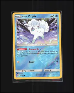 Alolan Vulpix 39/236 Common Cosmic Eclipse Pokemon Near Mint - Image 1