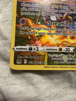 🔥 Pokemon Gengar TG06/TG30 Lost Origin Trainer Gallery Ultra Rare Holo NM 🔥 - Image 4