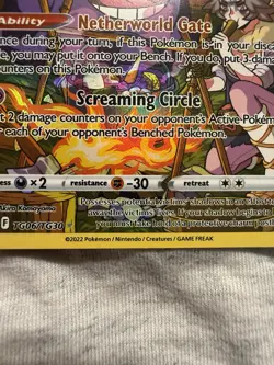 🔥 Pokemon Gengar TG06/TG30 Lost Origin Trainer Gallery Ultra Rare Holo NM 🔥 - Image 5