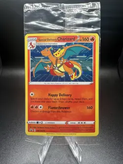 Special Delivery Charizard SWSH 075 SEALED - Black star Promo Pokemon TCG - Image 1