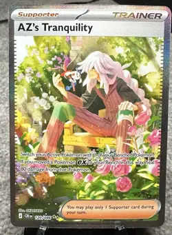 AZ's Tranquility SIR 120/086 POKEMON CHAOS RISING NM, English - Image 1
