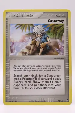 Castaway Non-Holo Pokemon Crystal Guardians 2006 #72. LP+ - Image 1