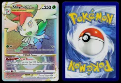 SHAYMIN VSTAR 173/172 RAINBOW RARE BRILLIANT STARS POKEMON NM - Image 3