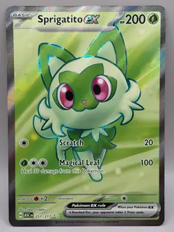 251/217 Sprigatito ex - Ascended Heroes - Ultra Rare NM Pokemon - Image 1