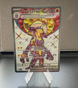 🔥 Toxtricity ex 227/182 Full Art Paradox Rift Pokemon TCG NM/M Holo ⚡🎸 - Image 1