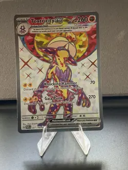 🔥 Toxtricity ex 227/182 Full Art Paradox Rift Pokemon TCG NM/M Holo ⚡🎸 - Image 3