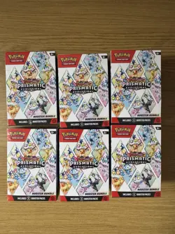 Pokemon Tcg Prismatic Evolutions Booster Bundle X6 Sealed Read Description - Image 1