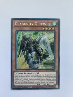 BLGG-EN011 Dragunity Quirinus Secret Rare YuGiOh! NEW - Image 1
