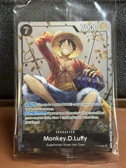 P-075 Monkey.D.Luffy Promo Card TS-02 Tin Set 02 OP13 English Sealed - Image 1