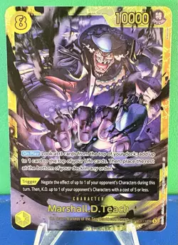 Marshall D. Teach (OP16-119) - One Piece The Time of Battle SEC - Near Mint - Image 1