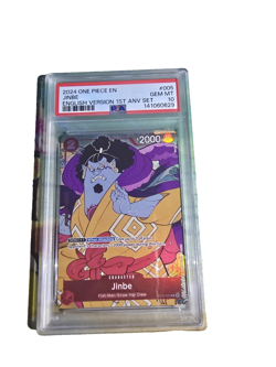 2024 One Piece English Version Jinbe 1st Anniversary Set ST10-005 PSA 10 Gem 005 - Image 1