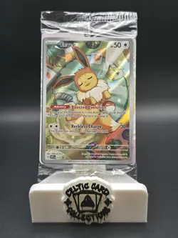 Pokemon Prismatic Evolutions ETB Sealed Eevee Black Star Promo Card SVPEN 173 - Image 1